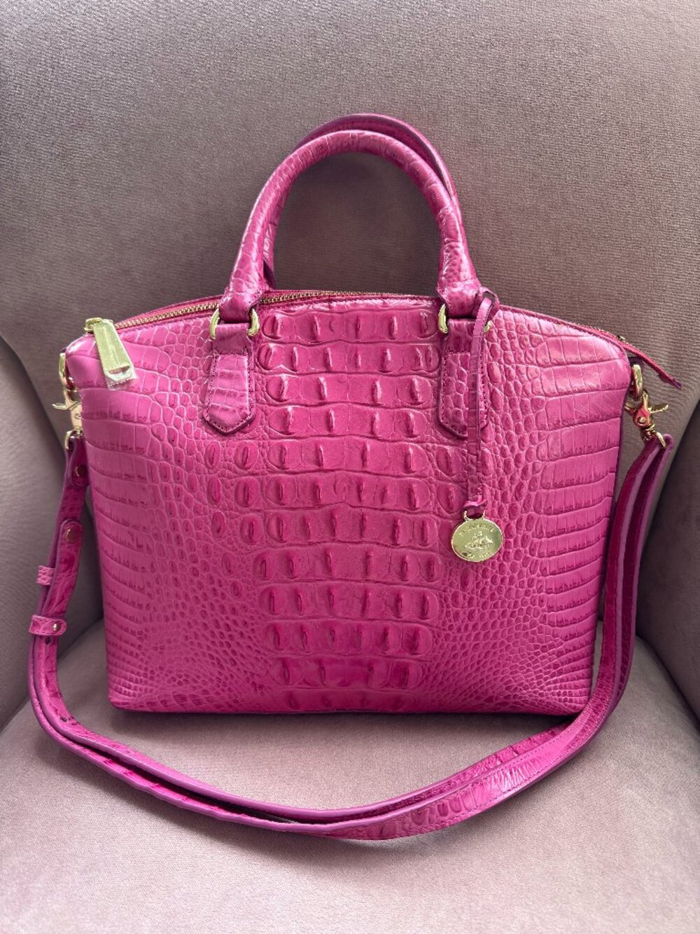 Pink Brahmin Bag with dustcover- like new